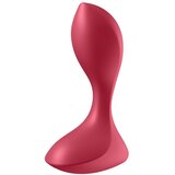 Satisfyer Analni vibrator BackDoor Lover, 11.5cm, Crveni Cene