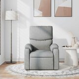  Masažni naslonjač od tkanine svjetlosivi | shoptok.hr