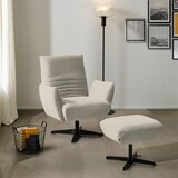 Dieter Knoll FOTELJ, krem barve tekstil | Shoptok.si