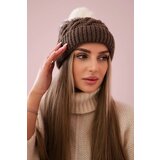 Kesi marka niezdefiniowana Cap with fleece Ilona K218 cappuccino+ecru Cijene