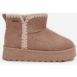 Big Star Women's Snow Boots On Platform With Stitching | Shoptok.si