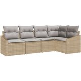  set vrtnarskega kavča komplet 5 bež ratan zunanji kavč drugo, (22065291) | Shoptok.si