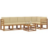  Set vanjskih sofa 7 kom. Prirodna i bež | shoptok.hr