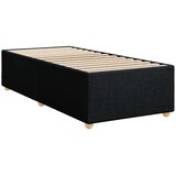  Krevet s oprugama i madracem crni 100 x 200 cm od tkanine | shoptok.hr