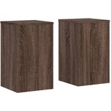  Stalci za biljke 2 kom boja smeđeg hrasta 30x30x50 cm drveni | Eponuda.com