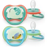 Avent tolažilna duda - silikon Ultra Air nočna 6-18m, M, 2/1 Cene