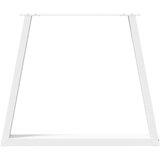  Noge za jedilno mizo v obliki črke V, 2 kosa, bele barve, 70 x (72-73,3) cm, jeklo, (22124024) | Shoptok.si