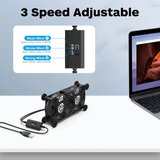 ELUTENG 2x 80 mm USB ventilator s 3 hitrostmi | Shoptok.si