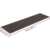 vidaXL Samoljepljivi otirači za stepenice 30 kom 76x20 cm pravokutne | shoptok.hr
