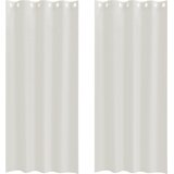 vidaXL Zavjese sa zavjesama 2 pcs Krem 140 x 260 cm Poliester | shoptok.hr