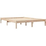  Krevet s regalom za knjige bez madraca 160x200 cm od borovine | shoptok.hr