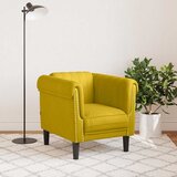  Fotelja žuta baršunasta | shoptok.hr