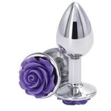 Ns Novelties Analni čep Rear Assets Rose srebrno/vijoličen medium | Shoptok.si