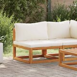  Modularna srednja sofa i krem bijeli jastuci bagremovo drvo | shoptok.hr