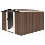 Furnova Vrtna lopa 257x298x178 cm kovinska rjava, (21912689) Cene
