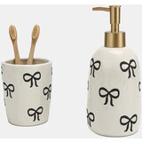 Sinsay Keramički kupaonski set s motivom mašnica 2 pack | shoptok.hr