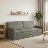 SOFA za 3 osobe Svjetlosiva 220 x 81 x 82 cm Kordura tekstil | shoptok.hr