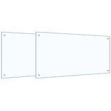  Kuhinjski zid 2 pcs *Transparent*an 100 x 50 cm | shoptok.hr