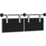  Držeće uzglavlje Zidne Oblačnosiva 150 x 55 x 5 cm tkanina - Siva boja oblaka 140 cm bez LED | shoptok.hr