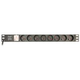 Gembird EG-PDU-014-FC14 power distribution unit (PDU) 8 AC outlet(s) 1U Black | shoptok.hr