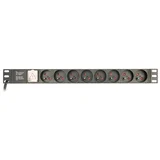 EG-PDU-014-FC14 power distribution unit (PDU) 8 AC outlet(s) 1U Black