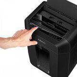 Fellowes AutoMax 90M paper shredder Micro-cut shredding Black | shoptok.hr