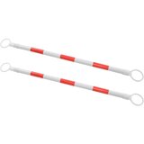  Uvlačive prečke za prometne čunjeve 2 kom plastične 116-197 cm | shoptok.hr