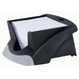Durable Lističi in stojalo Vegas 7714, črno, lističi: 90 mm x 90 mm, 500 lističev, beli | Shoptok.si