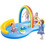 Jilong Bazen za decu sa prskalicom Duga 122x104cm | ePonuda.com