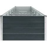  Povišena vrtna gredica pocinčani čelik 480x80x45 cm antracit | shoptok.hr