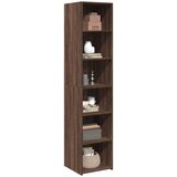 vidaXL Visoka omara rjavi hrast 40x41x185 cm inženirski les | Shoptok.si
