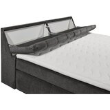 MID.YOU POSTELJA BOXSPRING 200 cm x 240 cm , tekstil, leseni material siva | Shoptok.si