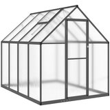 Furnova Rastlinjak z okvirjem antracit 224x169x195 cm aluminij, (21948353) | Shoptok.si