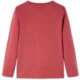  Dječja majica s dugim rukavima tamnocrvena 104 | shoptok.hr