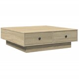 Furnova Klubska mizica sonoma hrast 90x90x28 cm iverna plošča, (21913683) | Shoptok.si