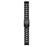 INF QuickFit titanski jekleni trak za Garmin Fenix 7/6X Pro, z zaponko Black 26 mm, (5000264141) | Shoptok.si