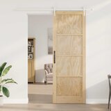  Klizna vrata ORKDAL Prirodna i bijela 83 x 232 cm | shoptok.hr