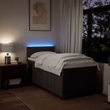 vidaXL Krevet s oprugama i madracem tamnosmeđi 80x200 cm od tkanine | shoptok.hr