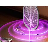  2v1 aku. električni lopar uničevalec insektov LED UV USB 52m stojalo | Shoptok.si