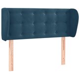 Maison Chic vzglavna omarica - nočna omarica - posteljna omarica z ušesi temno modro 83x23x78/88 cm žamet, (21712494) | Shoptok.si
