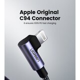 Ugreen MFI kotni kabel USB-C na Lightning 1,5m - box | Shoptok.si