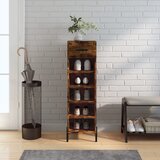 Shumee Omarica za čevlje dimljeni hrast 30x35x105 cm inženirski les, (20796030) | Shoptok.si