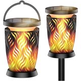 Garden Pleasure Solarna vanjska svjetla u setu od 2 kom ø 8 cm - | shoptok.hr