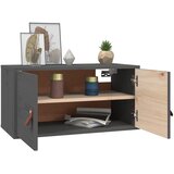  Zidni ormarići 2 kom sivi 60 x 30 x 30 cm od masivne borovine | shoptok.hr