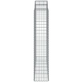  Lučne gabionske košare 7 kom 200x50x200/220cm pocinčano željezo | shoptok.hr