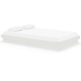  Posteljni okvir bel iz trdnega lesa 120x200 cm, (20647165) | Shoptok.si