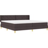  Postelja z vzmetnico Temno rjava 200 x 200 cm Poliester, (5000123889) | Shoptok.si