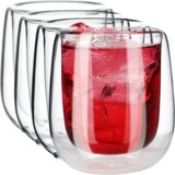 KADAX termo kozarci za kavo, čaj, latte, 260 ml, pijače, dvojna stena, 4 kosi, (5000351656) | Shoptok.si