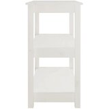  Konzolni stol bijeli 80x40x74 cm od masivne borovine | Eponuda.com