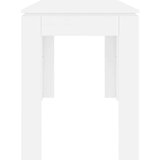 vidaXL Blagovaonski stol bijeli 120 x 60 x 76 cm od iverice | shoptok.hr